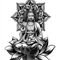 Wallpics White & Grey Religious Printed Waterproof Wall Sticker-image-88