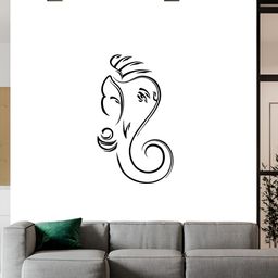Wallpics Black Printed Waterproof Wall Sticker-image-118