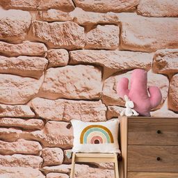 Bonhomie Brown Abstract Wall Sticker Wallpapers-35
