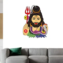 Wallpics Black & Red Printed Waterproof Wall Sticker-12