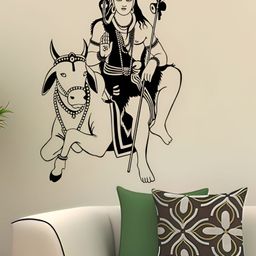 Wallpics Black Printed Waterproof Wall Sticker-image-117