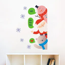 decal O decal Santa-Bear-Snowman Self Adhesive Wall Poster-image-69