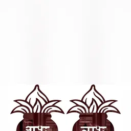 Wall1ders Brown Kalash 3D Mirror Wall Stickers-image-54