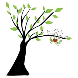 Wallpics White Printed Water-Proof Wall Sticker-16