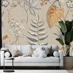 Wallpics Beige Abstract Printed Self-Adhesive Wallpaper-11