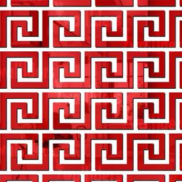 Wall1ders Red 36 Pcs Geometric 3D Acrylic Mirror Wall Stickers-17