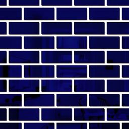 Wall1ders Blue 60 Pieces Rectangle 3D Acrylic Mirror Wall Stickers-8