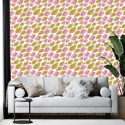 Wallpics Pink & Green Printed Self-Adhesive Wallpaper-image-33