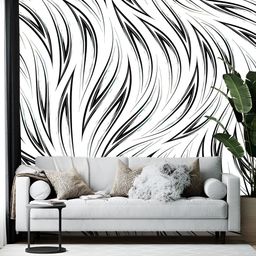 Wallpics White & Black Printed Wallpaper-image-69