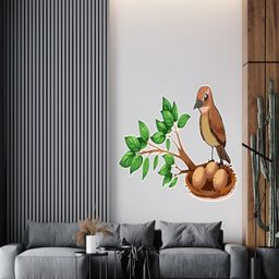 Wallpics Brown & Green Printed Water-Proof Wall Sticker-image-93