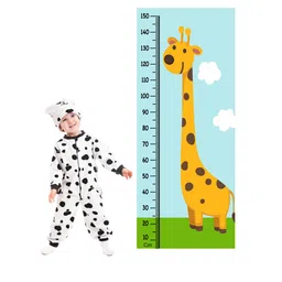 WENS Smiling Giraffe Height Measurement Removable Wall Sticker-18