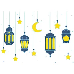 Wallpics White & Yellow Printed Waterproof Wall Sticker-34