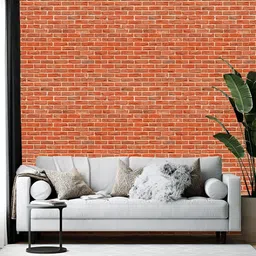 Wallpics Rust Geometric Printed Self-Adhesive Wallpaper-10