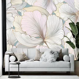 Wallpics White Abstract Printed Wallpaper-image-19