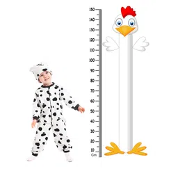 WENS Duck Cartoon Height Measurement Removable Wall Sticker-image-83