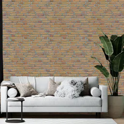 Wallpics Brown & Grey Geometric Printed Self Adhesive Wall Sticker-14