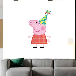 Wallpics Pink & Red Printed Waterproof Vinyl Wall Sticker-image-85