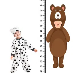 WENS Bear Height Measurement Removable Wall Sticker-45