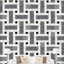 Aura White & Brown 3D Floral Printed Self Adhesive Wall Sticker-picture-33