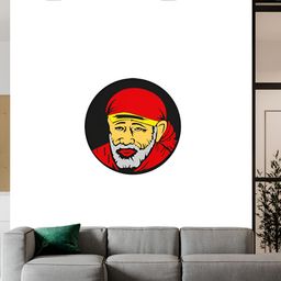 Wallpics Red & Yellow Printed Waterproof Wall Sticker-3