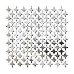Wall1ders 100 Pcs Metallic Toned Star Mirror Wall Sticker-image-22