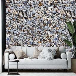 Wallpics Grey & Blue Abstract Printed Self-Adhesive Wallpaper-image-67