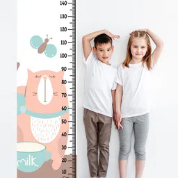 WENS Kids Multicoloured Kittens Are Angels Height Chart Vinyl Wall Sticker-image-69