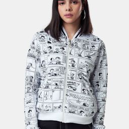 The Souled Store Women Printed Bomber Jacket-picture-15
