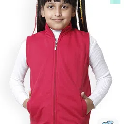 BAESD Girls Pack Of 2 Fleece Lightweight Tailored Jacket-image-53