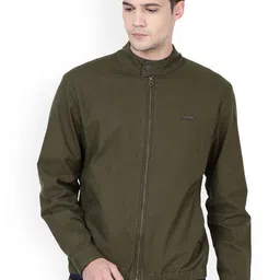 t-base Men Olive Green Tailored Jacket-image-14