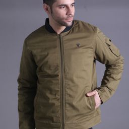SQUIREHOOD Mandarin Collar Cotton Outdoor Bomber Jacket-image-77