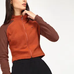 Wildcraft Mock Collar Lightweight Anti Odour Crop Tailored Jacket Jacket-image-4
