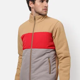 Campus Sutra Men Multicoloured Windcheater Outdoor Bomber Jacket-image-43