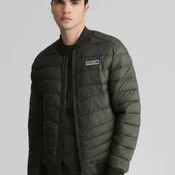 Jack & Jones Solid Nylon Casual Puffer Jacket-picture-13