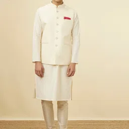 Manyavar Ethnic Motifs Woven Design Nehru Jackets-picture-35