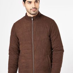 BYFORD by Pantaloons Men Mock Collar Solid Casual Padded Jacket-54