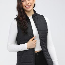 Tokyo Talkies Women Black Puffer Jacket-image-21