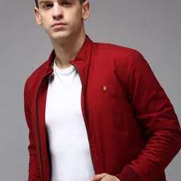 SHOWOFF Men Red Water Resistant Padded Jacket-36
