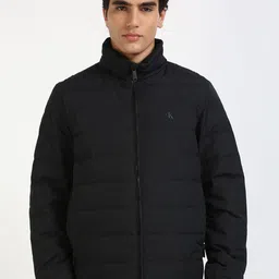 Calvin Klein Jeans Men Mock Collar Solid Casual Puffer Jacket-image-11