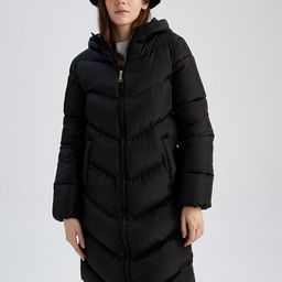 DeFacto Longline Puffer Jacket-20