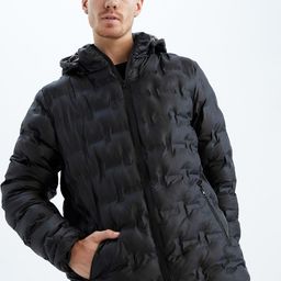 DeFacto Self Design Hooded Puffer Jacket-30