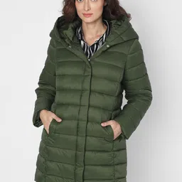 Vero Moda Longline Hooded Padded Jacket-38