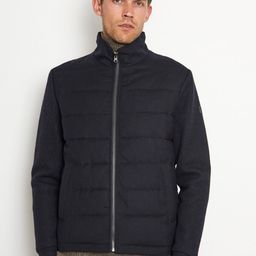 Bruun & Stengade Stand Collar Woollen Puffer Jacket-picture-16