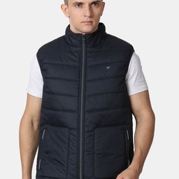 t-base Men Navy Blue Lightweight Puffer Jacket-image-40