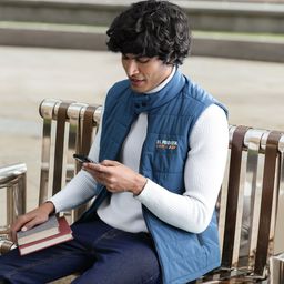 U.S. Polo Assn. Denim Co. Men Blue Solid Puffer Jacket-picture-35