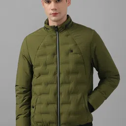 Allen Solly Hooded Long Sleeves Cotton Bomber Jacket-image-56