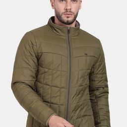 t-base Men Solid Long Sleeves Padded Jacket-image-83