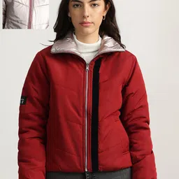 ELLE Women Reversible Puffer Jacket-image-70