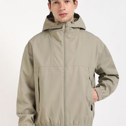 Calvin Klein Jeans Men Hooded Solid Casual Bomber Jacket-52
