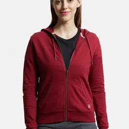Jockey Hooded Cotton Sporty Jacket-35